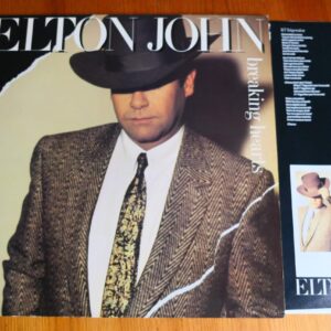 ELTON JOHN - BREAKING HEARTS LP - Nr MINT A2 UK