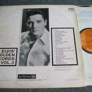 ELVIS PRESLEY - ELVIS' GOLDEN RECORDS VOL 3 LP - Nr MINT UK RCA