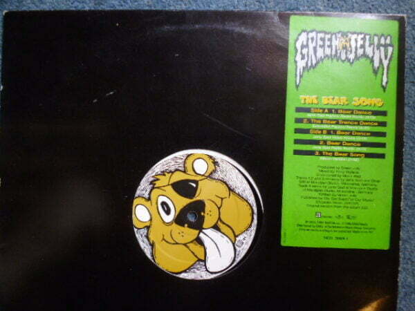 GREEN JELLY - THE BEAR SONG 12" - Nr MINT  PUNK METAL