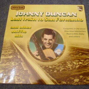 JOHNNY DUNCAN - LAST TRAIN TO SAN FERNANDO and other skiffle hits LP - Nr MINT SKIFFLE ROCKABILLY