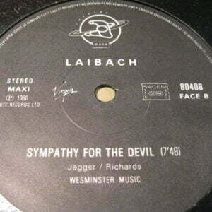 LAIBACH - SYMPATHY FOR THE DEVIL 12" - EXC+ MUTE INDIE