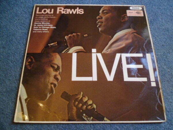 LOU RAWLS - LIVE! LP - VG UK  SOUL