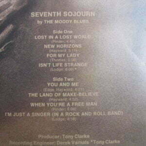THE MOODY BLUES - SEVENTH SOJOURN LP - Nr MINT UK THRESHOLD