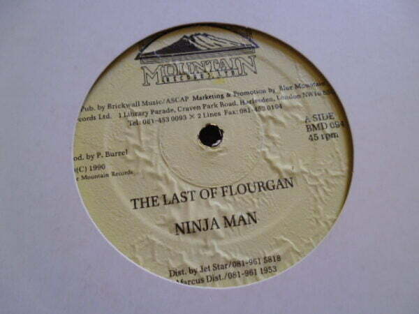 NINJA MAN - THE LAST OF FLOURGAN 12" - Nr MINT UK REGGAE DANCEHALL