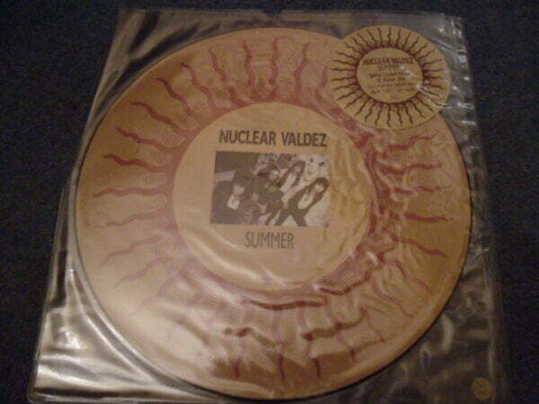 NUCLEAR VALDEZ - SUMMER Picture Disc 12" - Nr MINT UK 1990 ROCK