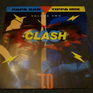 PAPA SAN vs TIPPA IRIE - JA TO UK MC CLASH VOL 2 LP - Nr MINT A1/B1 UK REGGAE DUB