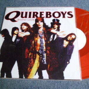 QUIREBOYS - BROTHER LOUIE Red Vinyl 12" + POSTER - Nr MINT UK 1993  ROCK GLAM
