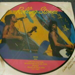THE ROLLING STONES - LIMITED EDITION INTERVIEW PICTURE DISC LP - Nr MINT