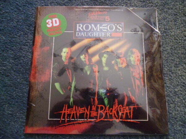 ROMEO'S DAUGHTER - HEAVEN IN THE BACK SEAT 7" - MINT SEALED FREE 3D FREDDY GLOVE A NIGHTMARE ON ELM STREET