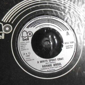 RONNIE ANGEL - A WHITE SPORT COAT 7" - Nr MINT UK ROCK n ROLL