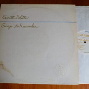 SCRITTI POLITTI - SONGS TO REMEMBER LP - Nr MINT A2/B1 ROUGH TRADE