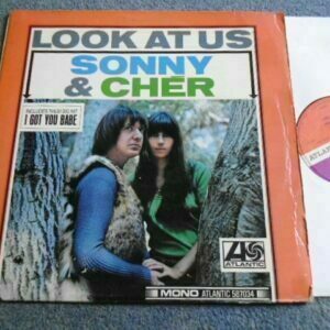 SONNY & CHER - LOOK AT US LP - VG+ UK  POP 1960's
