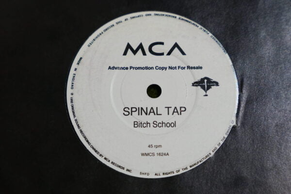 SPINAL TAP - BITCH SCHOOL Promo 7" - Nr MINT UK