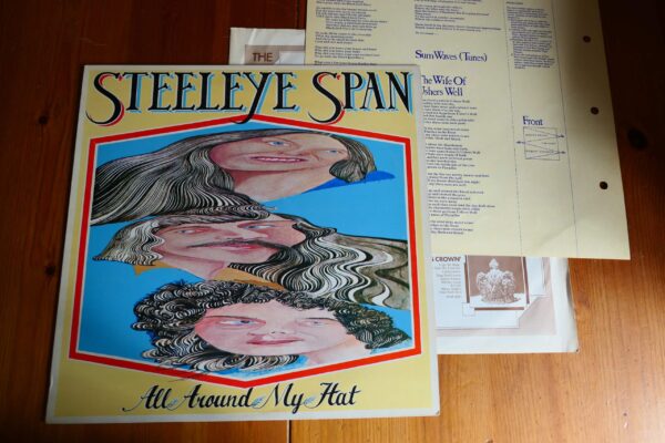 STEELEYE SPAN - ALL AROUND MY HAT LP - Nr MINT A1/B1 UK  FOLK