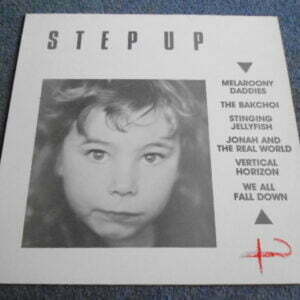 VARIOUS - STEP UP LP - Nr MINT INDIE ROCK 1987 THE BAKCHOI VERTICAL HORIZON