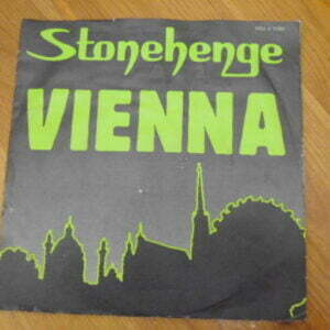 STONEHENGE - VIENNA 7" - EXC+ PICTURE SLEEVE NEW WAVE ROCK