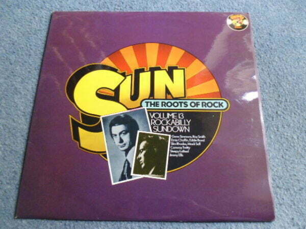 VARIOUS - SUN THE ROOTS OF ROCK VOL 13 ROCKABILLY SUNDOWN LP - Nr MINT A1/B1 UK   ROCK n' ROLL