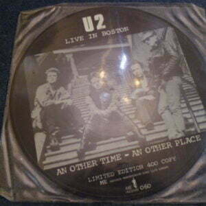 U2 - LIVE IN BOSTON Picture Disc LP - Nr MINT  NEW WAVE  PUNK